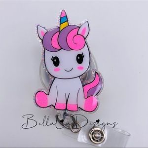 Cute Unicorn Badge Reel